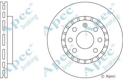 APEC BRAKING dsk518 -  Тормозной диск